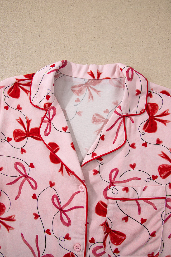 Laurel Pcs Pajama Set Long Sleeve Top