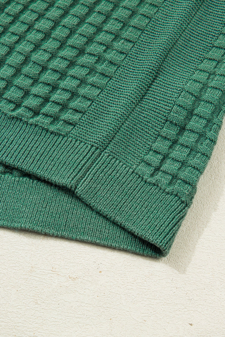 Birdie Textured Short Sleeve Sweater