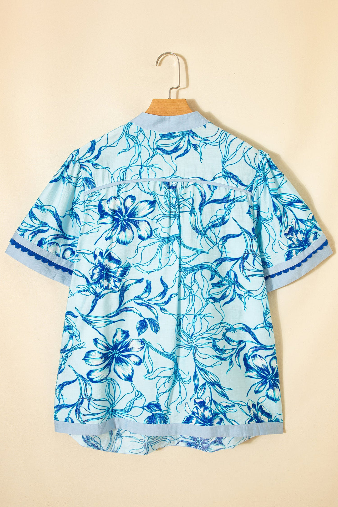 Aylin Floral Short Sleeve PLUS Blouse