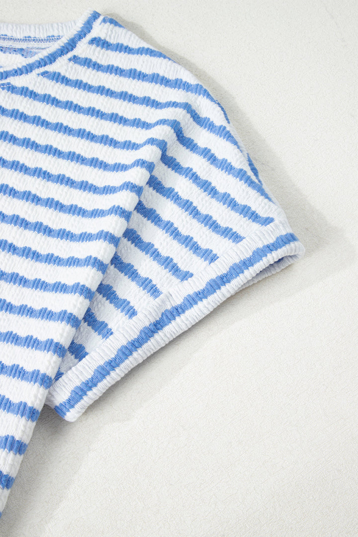 Madalyn Knitted Short Sleeve Top