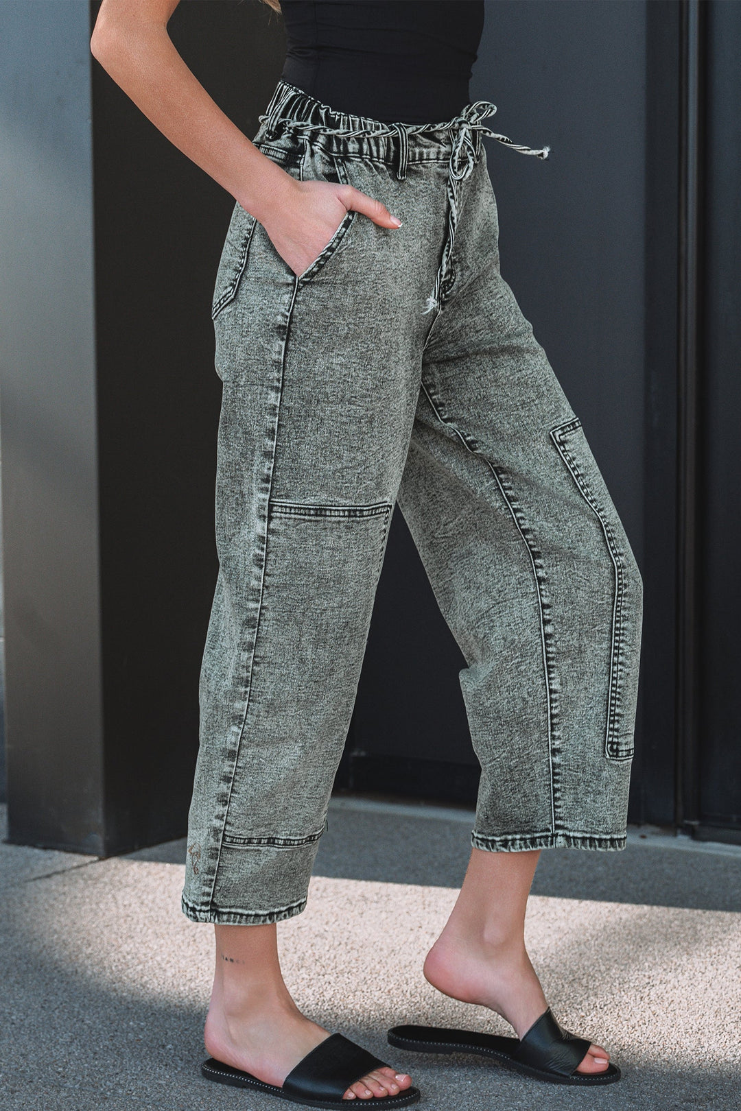 Mckinley Wash Barrel Fit Pants