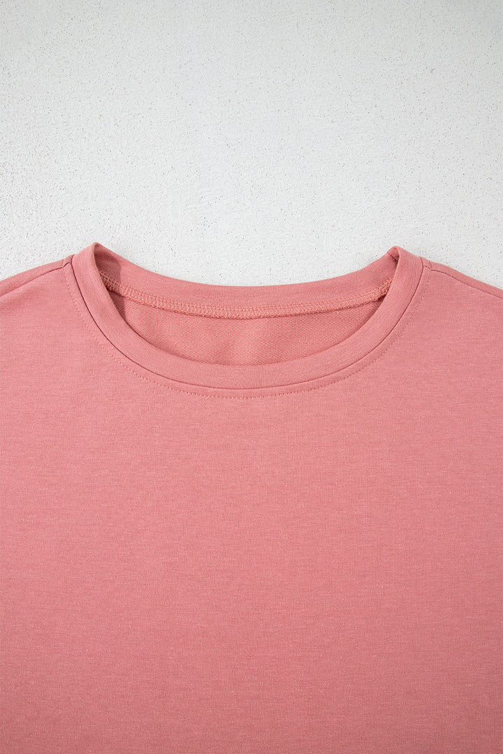 Evelynn Blossom 2pcs Cropped Tee Set