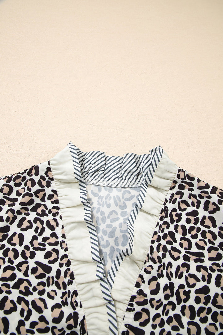 Lena Trim Short Sleeve Blouse