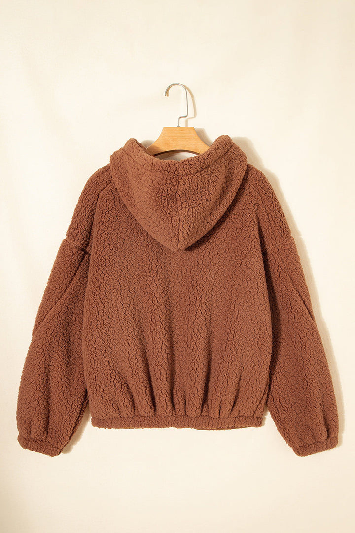 Bethany Up Hooded Sherpa Jacket