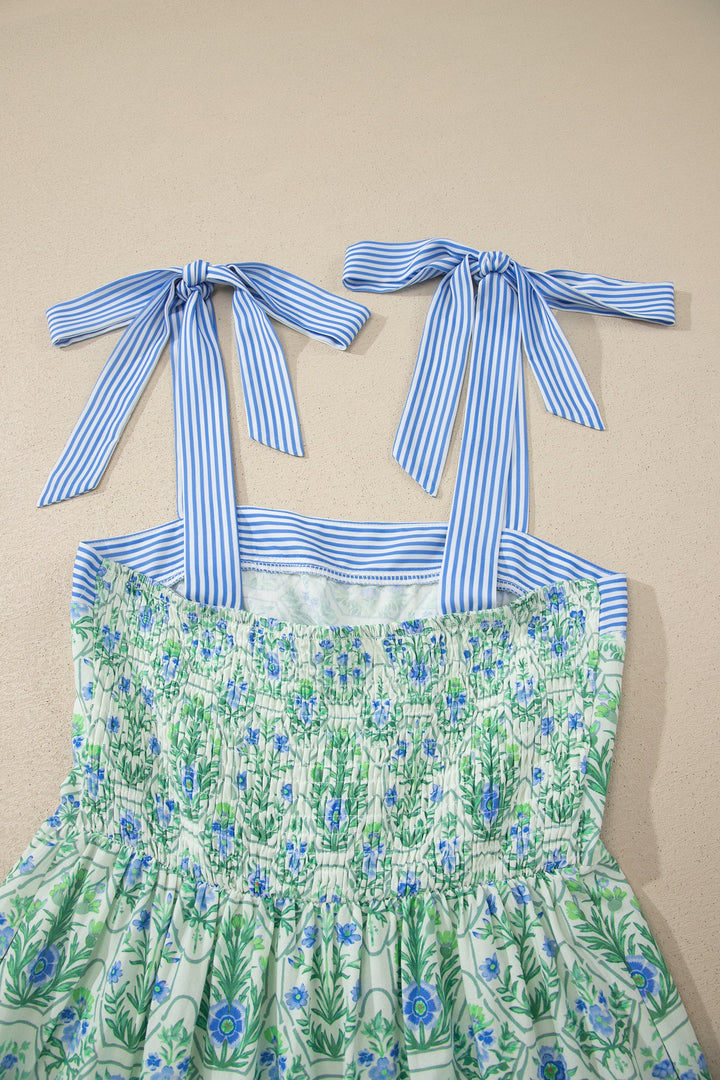 Akira Patchwork Detail Sleeveless Dress