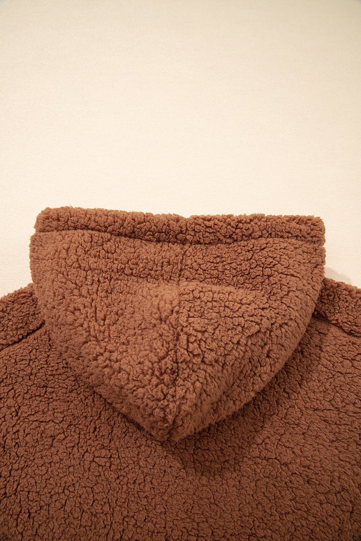 Bethany Up Hooded Sherpa Jacket