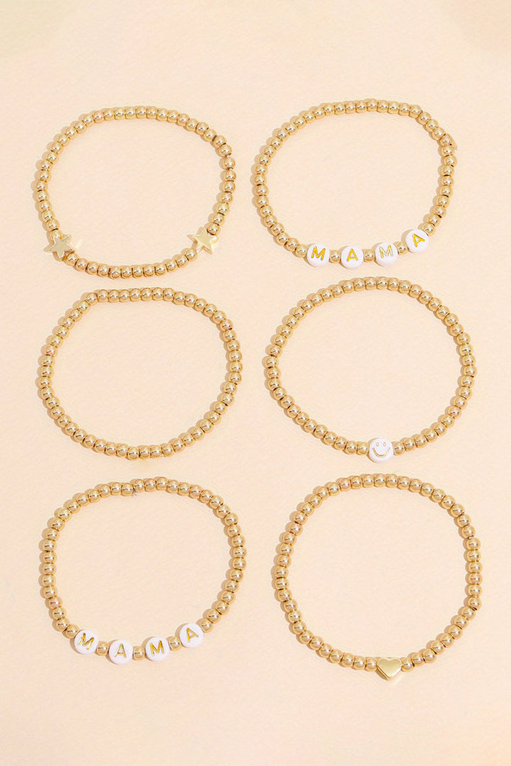 Milana Plated Beaded Bracelet Set