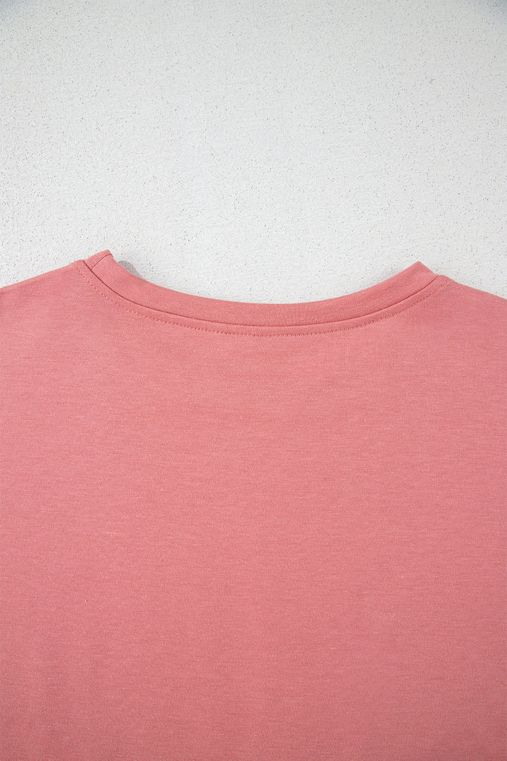 Evelynn Blossom 2pcs Cropped Tee Set