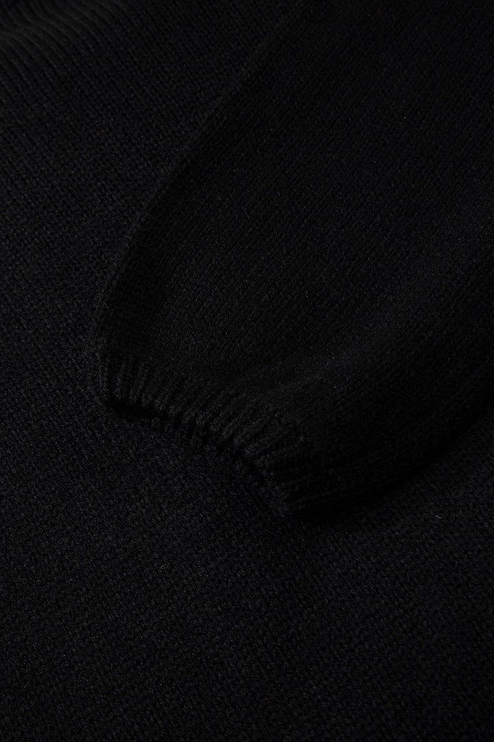 Faye Backless Bubble Sleeve Sweater