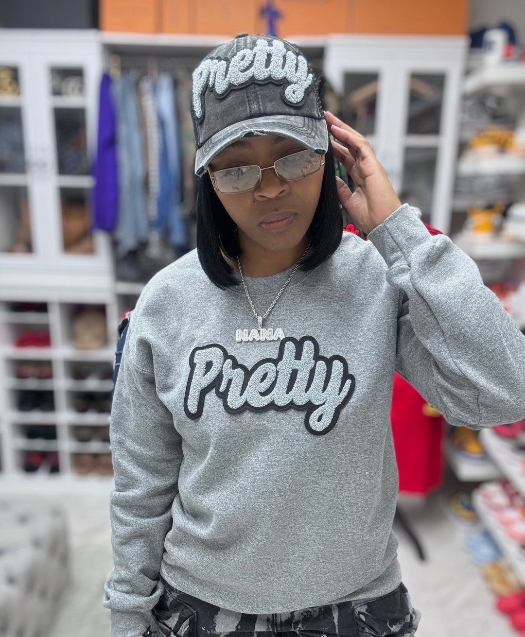 Pretty Distressed Trucker Hat Grey for Trendy Casual Style