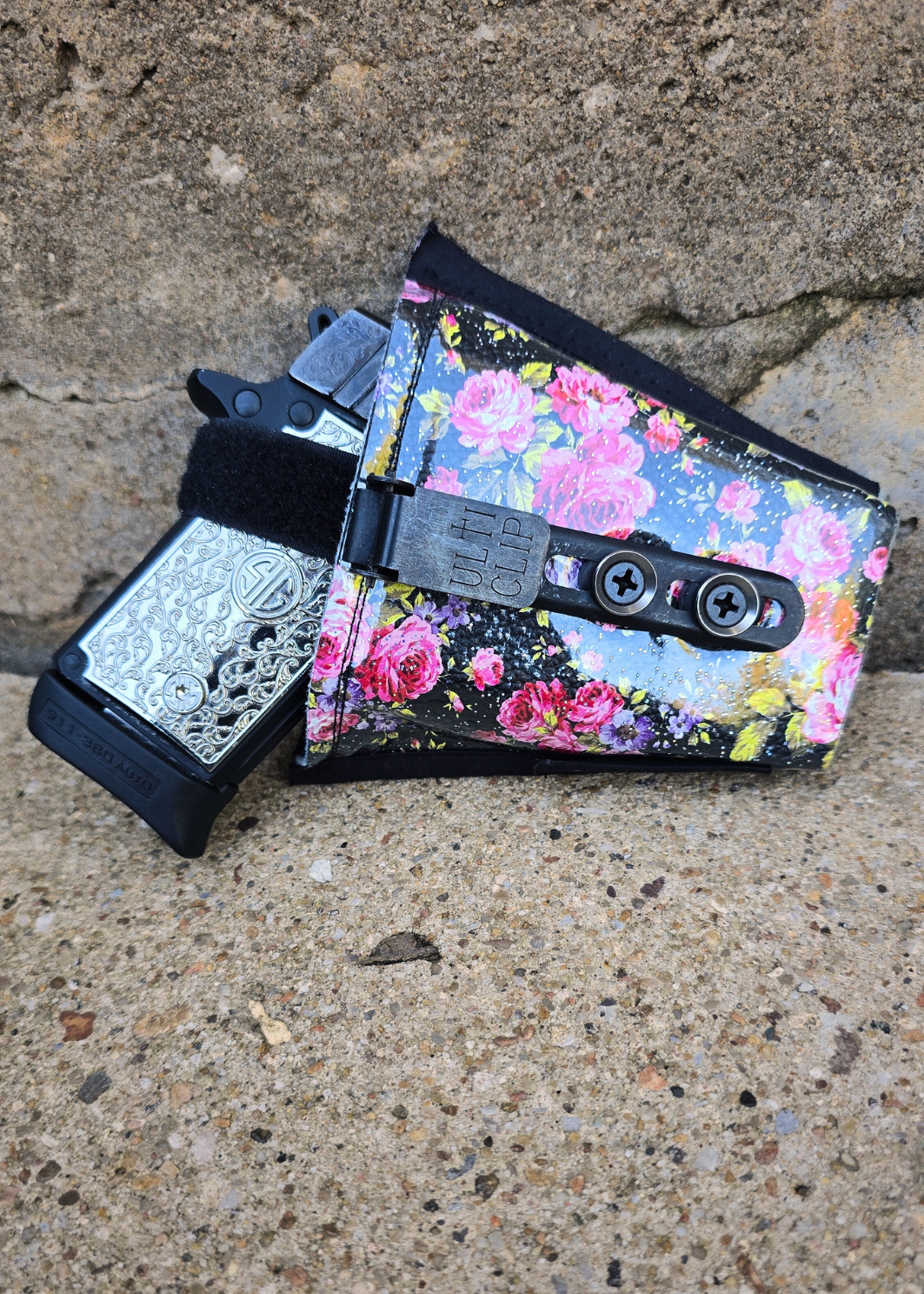 Dark Spring Floral Universal Trigger Guard & IWB