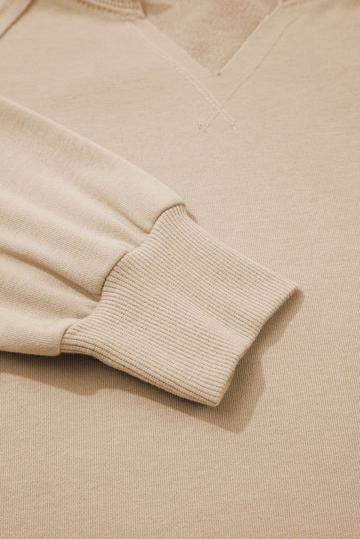 Ashley Sleeve Side Slit Sweatshirt