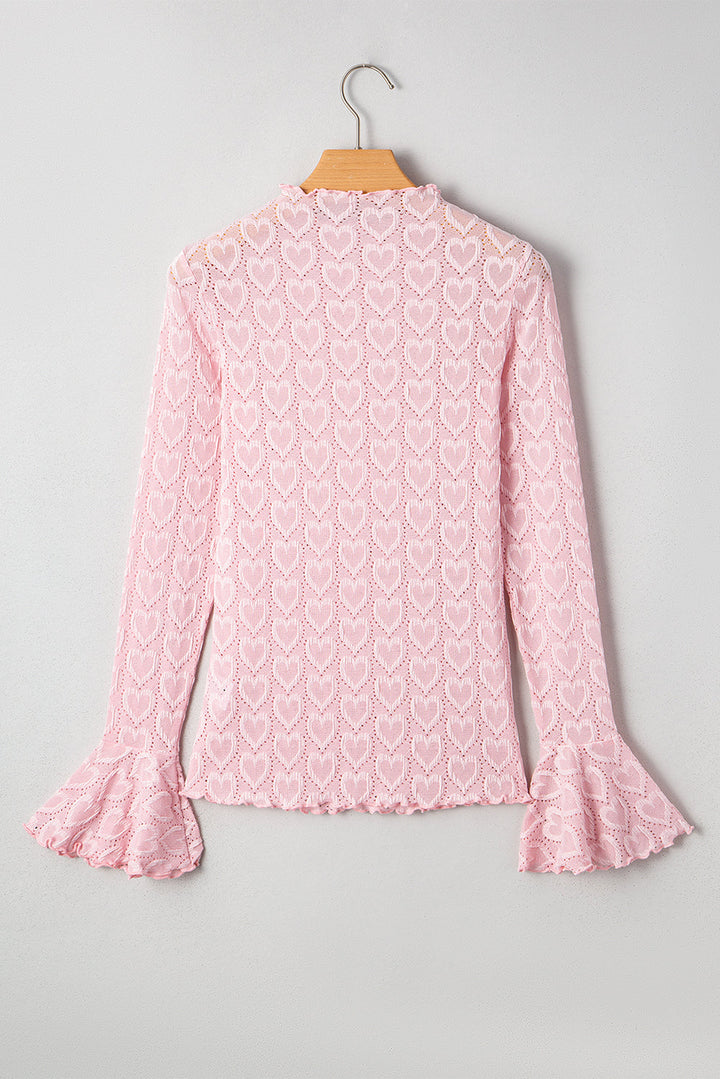 Emily Sleeve Mock Fitted Top