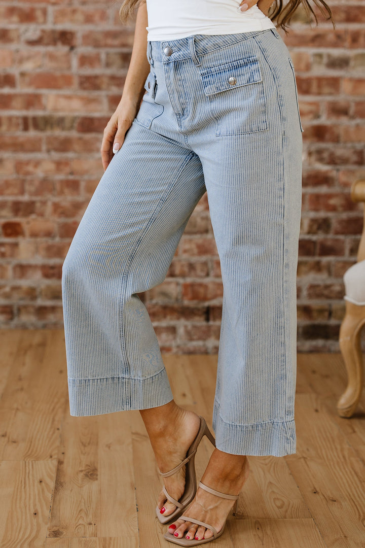 Eve Hem Wide Leg Jeans