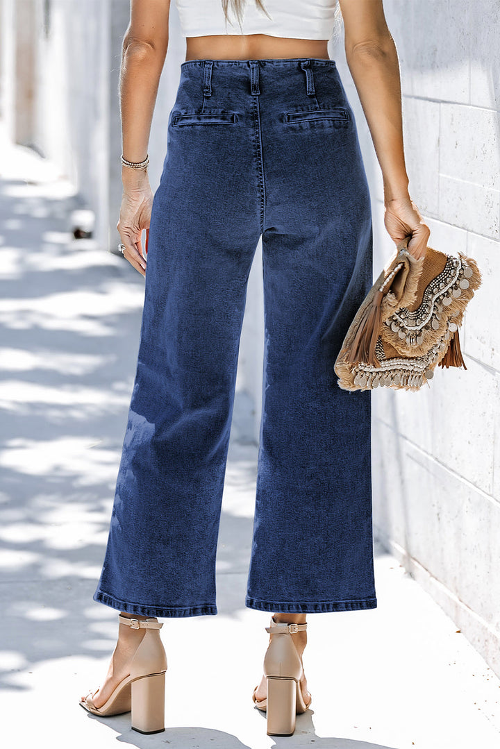 Mckinley Wide Leg Cropped Jeans