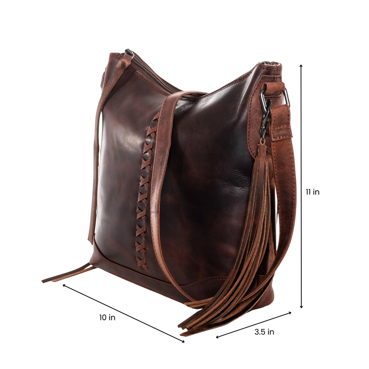 Concealed Carry Purse Blake Leather Crossbody by Lady Conceal