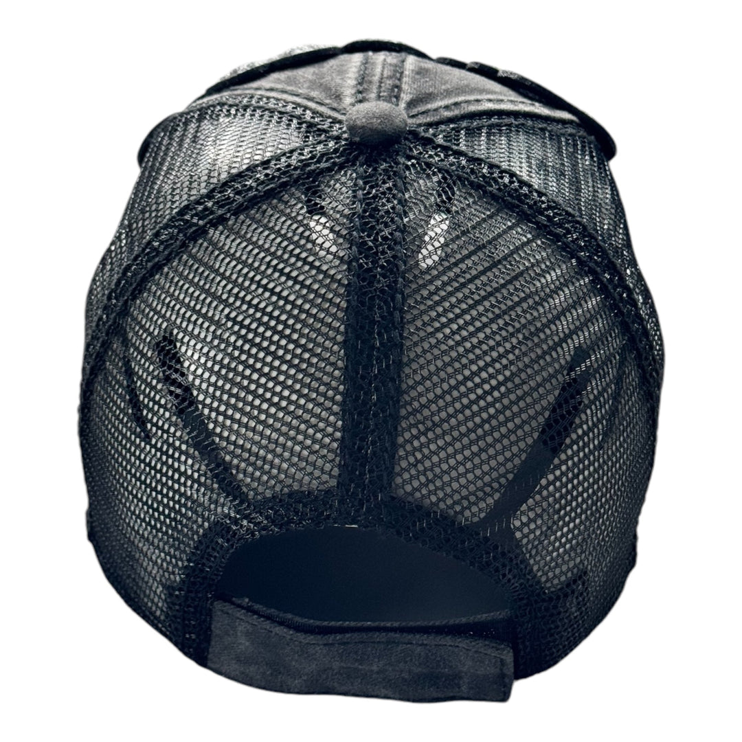 Pretty Distressed Trucker Hat Grey for Trendy Casual Style