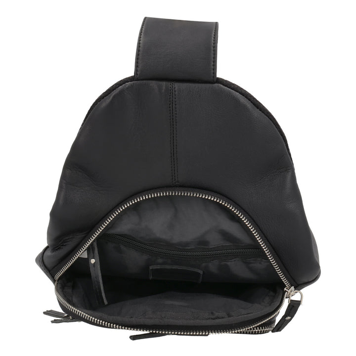 Concealed Carry Weston Lambskin Sling by DS Conceal — Luxuriously Soft CCW Sling Bag with Fast-Access Compartment for Men & Women