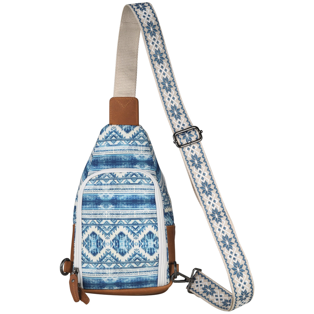 Concealed Carry Aztec Indie Canvas Sling by DS Conceal