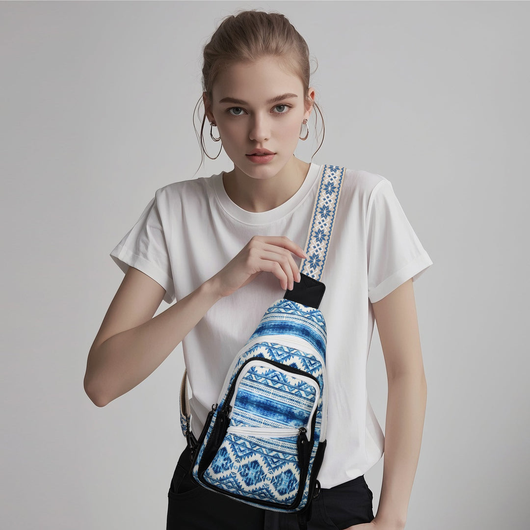 Concealed Carry Aztec Indie Canvas Sling by DS Conceal