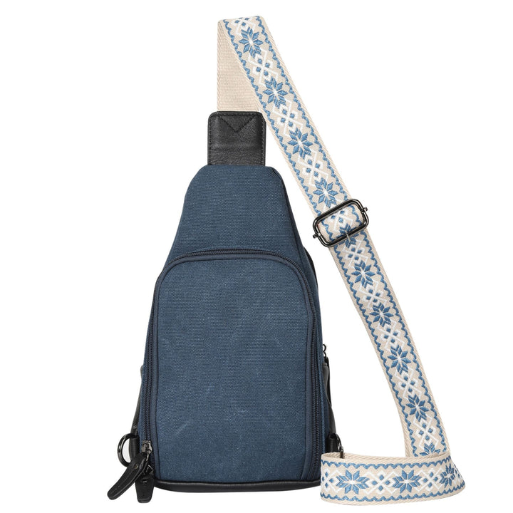 Concealed Carry Indie Canvas Sling by DS Conceal — Unisex CCW Sling Bag with Fast-Access Compartment & Universal Holster