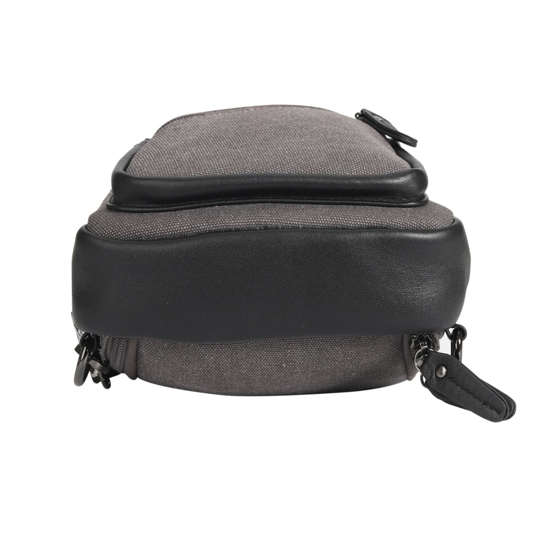 Concealed Carry Indie Canvas Sling by DS Conceal — Unisex CCW Sling Bag with Fast-Access Compartment & Universal Holster