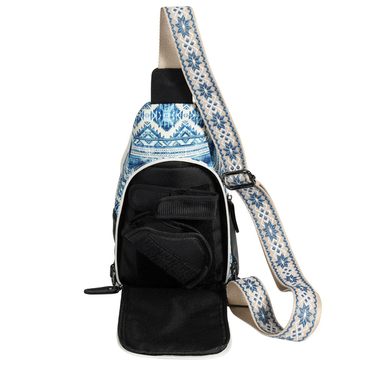 Concealed Carry Aztec Indie Canvas Sling by DS Conceal
