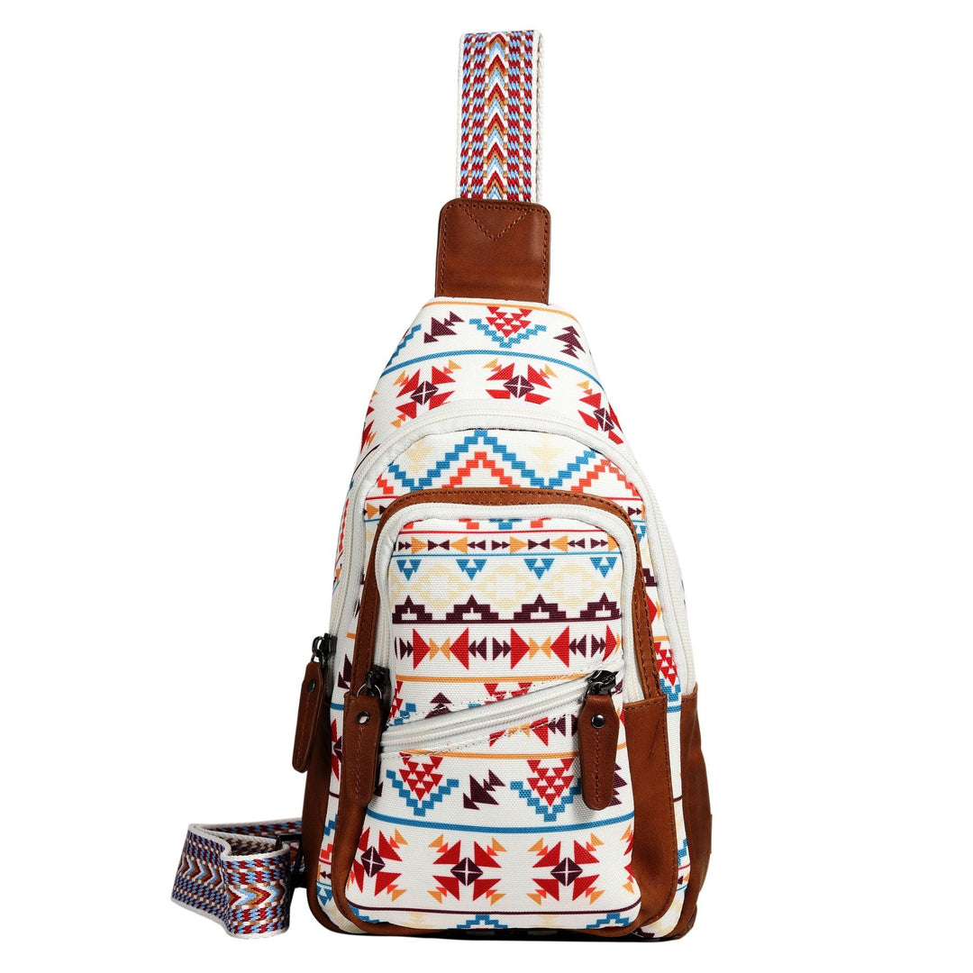 Concealed Carry Aztec Indie Canvas Sling by DS Conceal