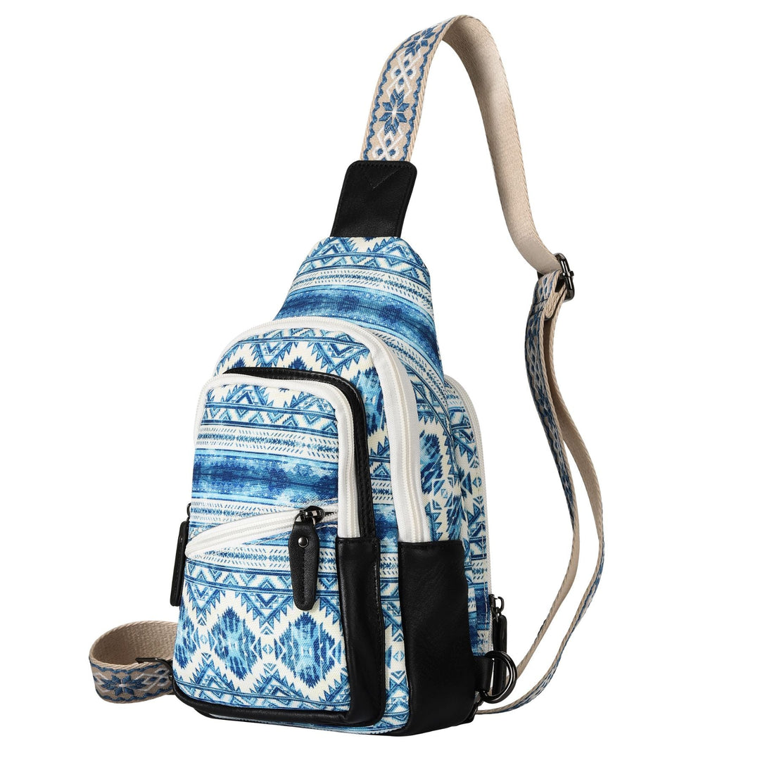 Concealed Carry Aztec Indie Canvas Sling by DS Conceal