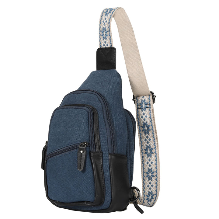 Concealed Carry Indie Canvas Sling by DS Conceal — Unisex CCW Sling Bag with Fast-Access Compartment & Universal Holster