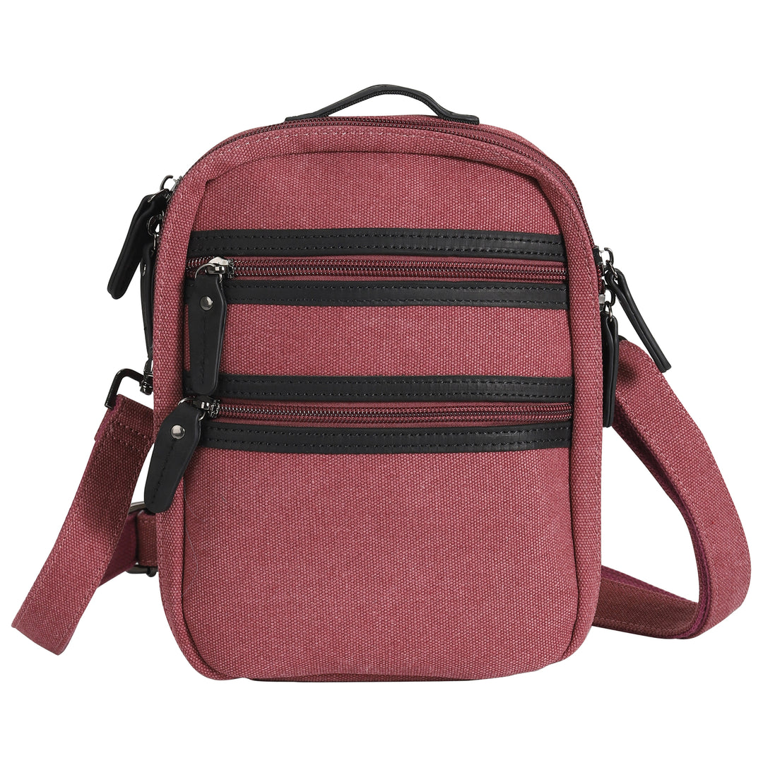 Concealed Carry Unisex Jax Canvas Crossbody by DS Conceal