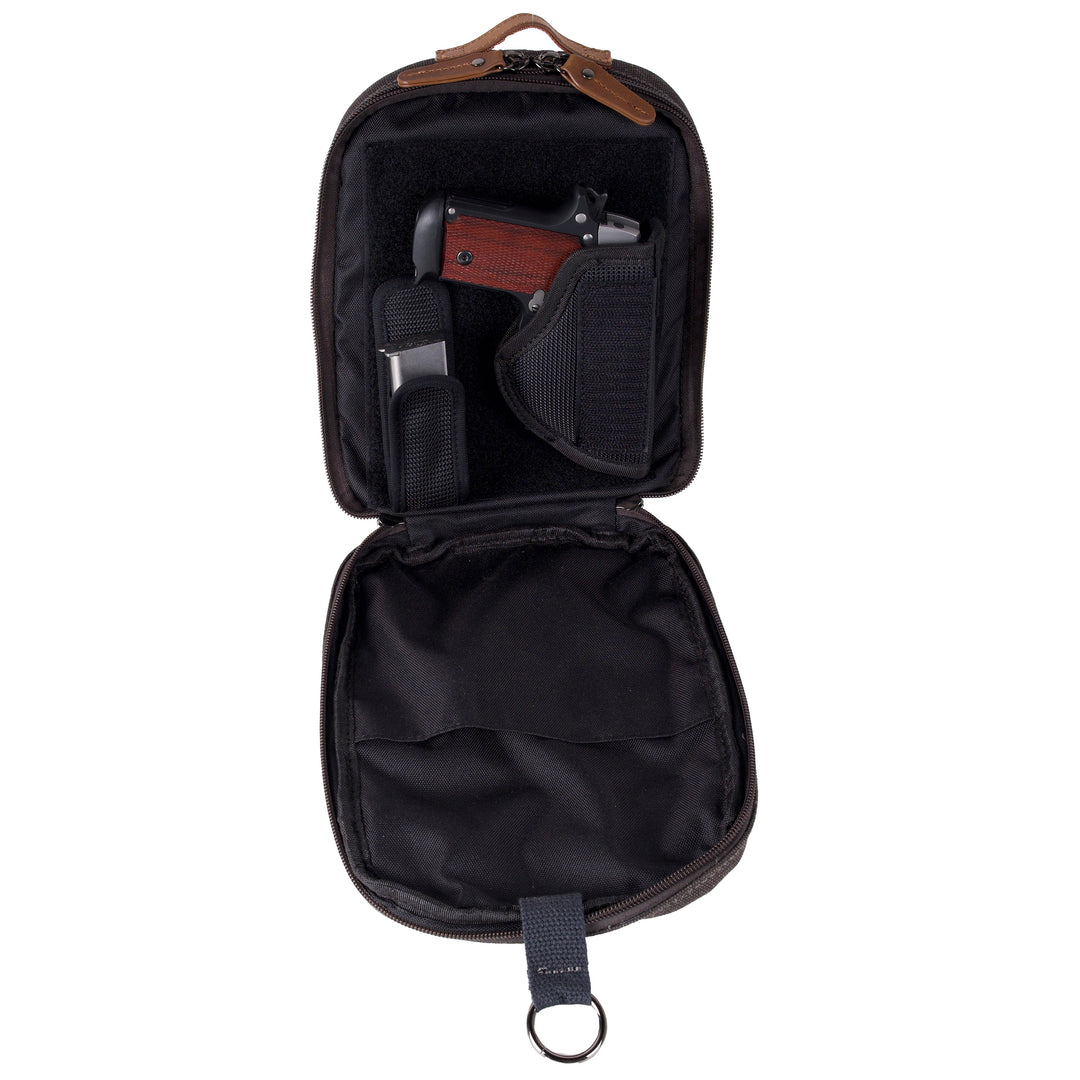 Concealed Carry Unisex Jax Canvas Crossbody by DS Conceal