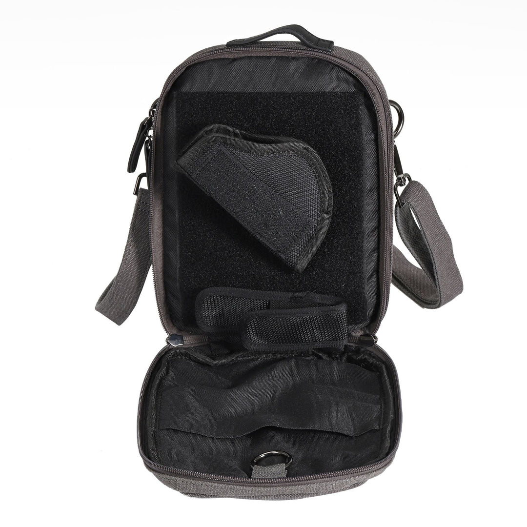 Concealed Carry Unisex Jax Canvas Crossbody by DS Conceal