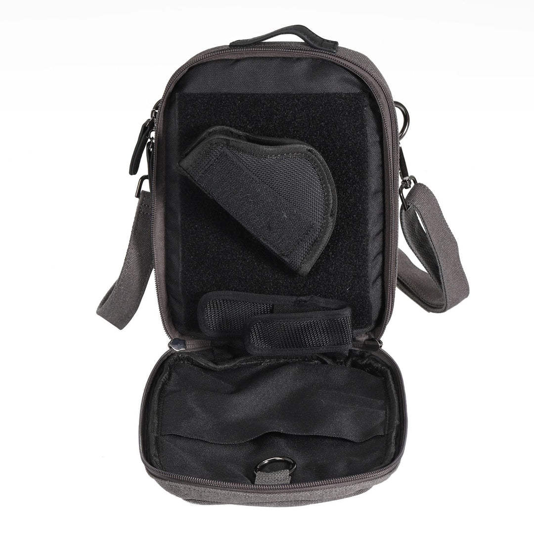 Concealed Carry Unisex Jax Canvas Crossbody by DS Conceal
