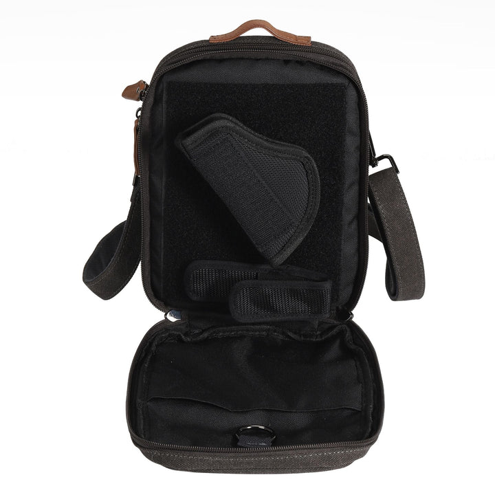 Concealed Carry Unisex Jax Canvas Crossbody by DS Conceal