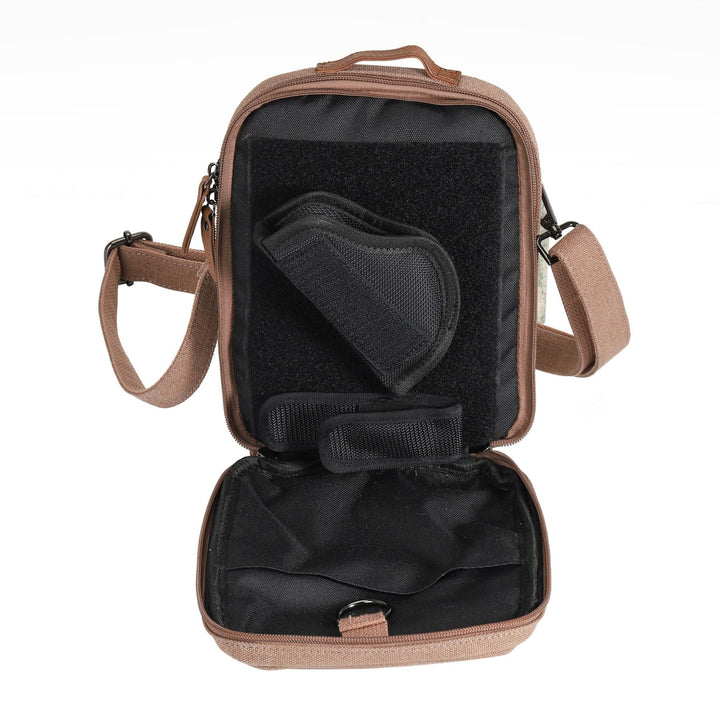 Concealed Carry Unisex Jax Canvas Crossbody by DS Conceal