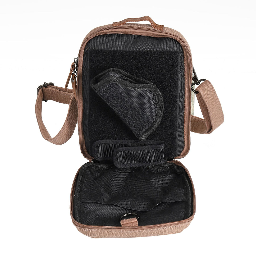 Concealed Carry Unisex Jax Canvas Crossbody by DS Conceal