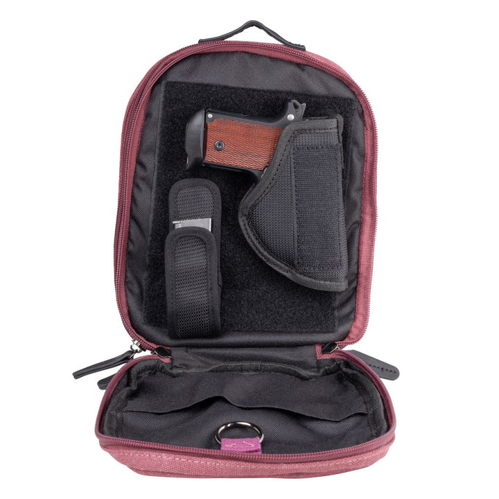 Concealed Carry Unisex Jax Canvas Crossbody by DS Conceal