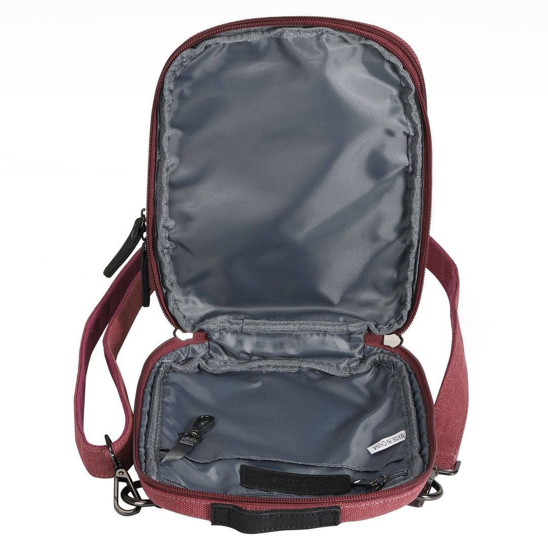 Concealed Carry Unisex Jax Canvas Crossbody by DS Conceal