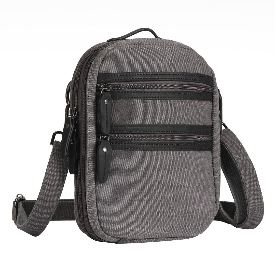 Concealed Carry Unisex Jax Canvas Crossbody by DS Conceal