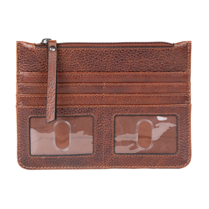 Kate Slim Buffalo Leather Wallet by Lady Conceal