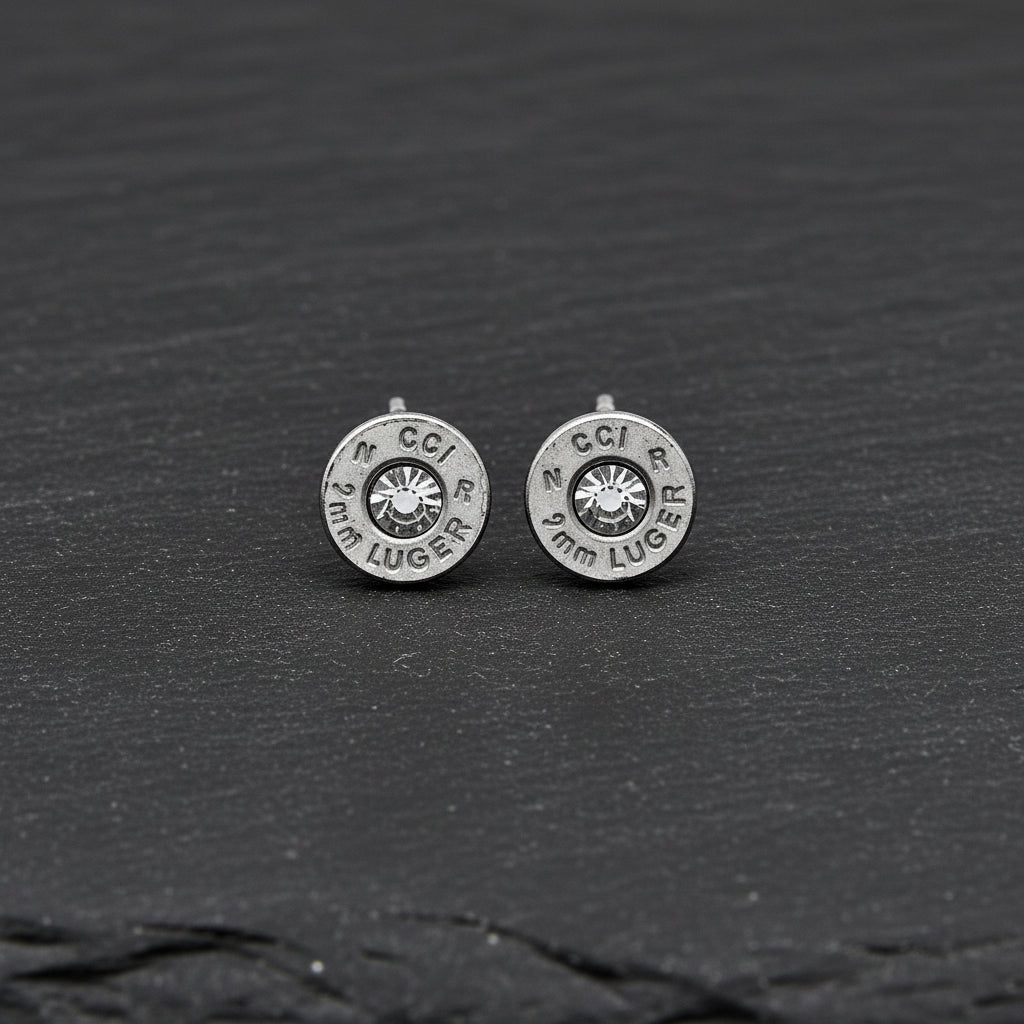 9mm Stud Earrings - Pretty Hunter