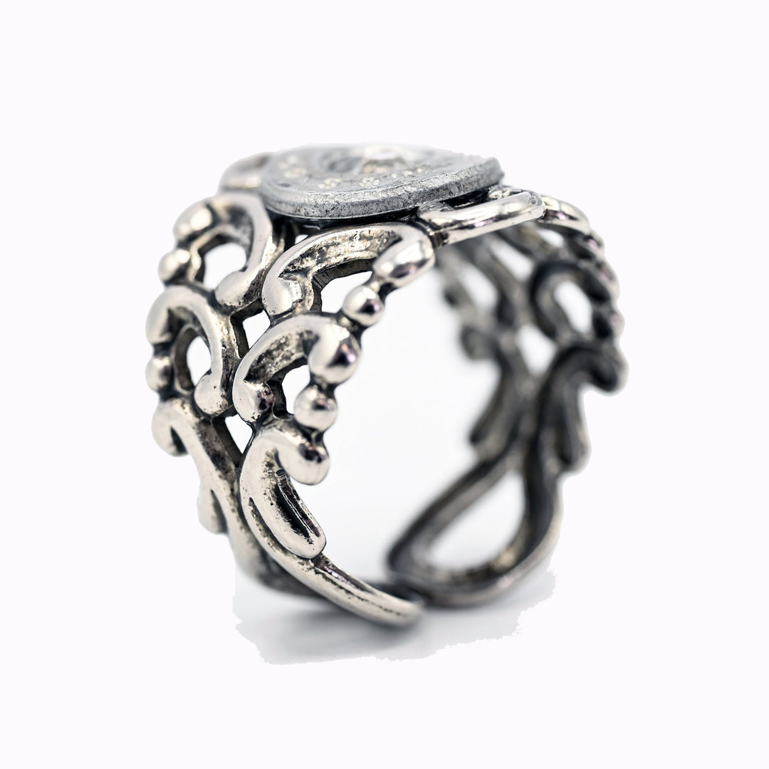 Romantic Scroll Rings - Pretty Hunter