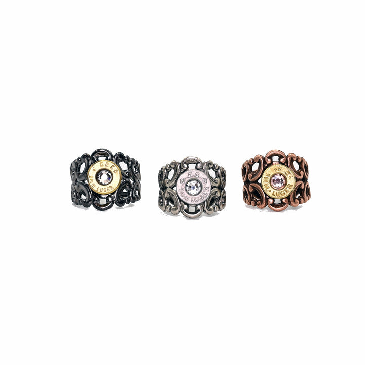 Romantic Scroll Rings - Pretty Hunter