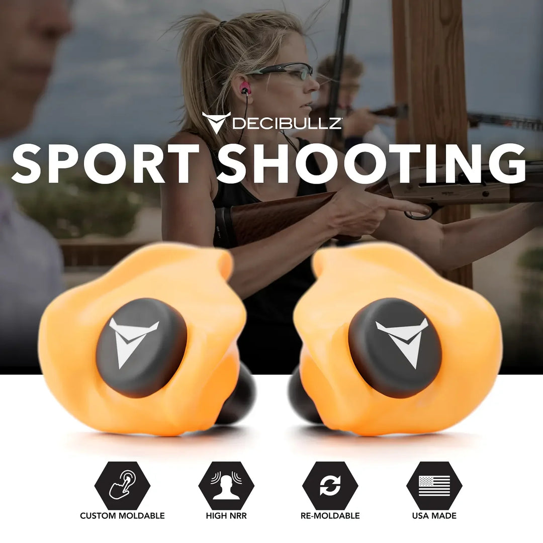 Custom Molded Earplugs 31dB NRR Pro-Pack with Case and Lanyard