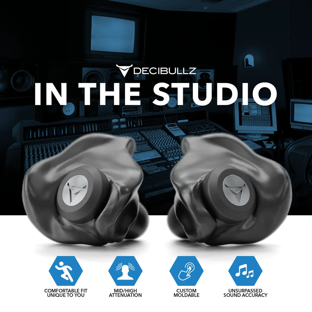 Custom Molded Professional High-Fidelity Filter Earplugs