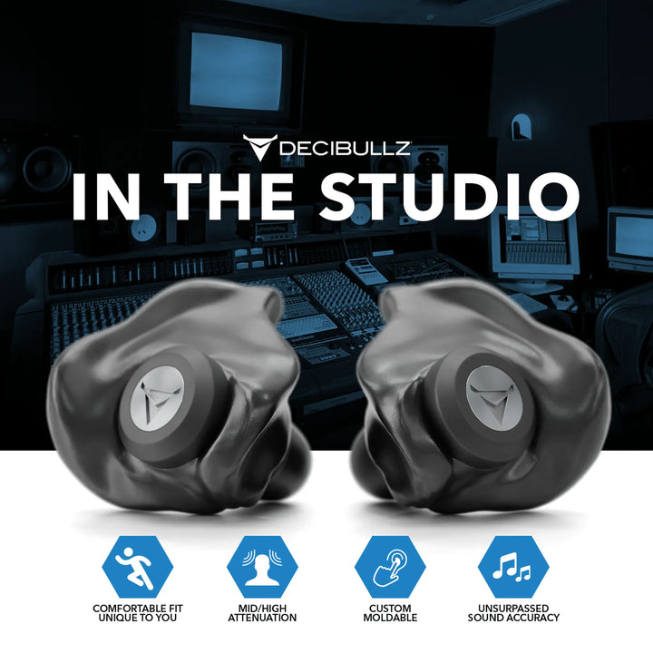 Custom Molded Professional High-Fidelity Filter Earplugs