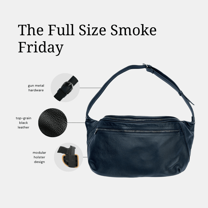 The Full Size Friday | Luxury Leather Crossbody Bag by Zendira