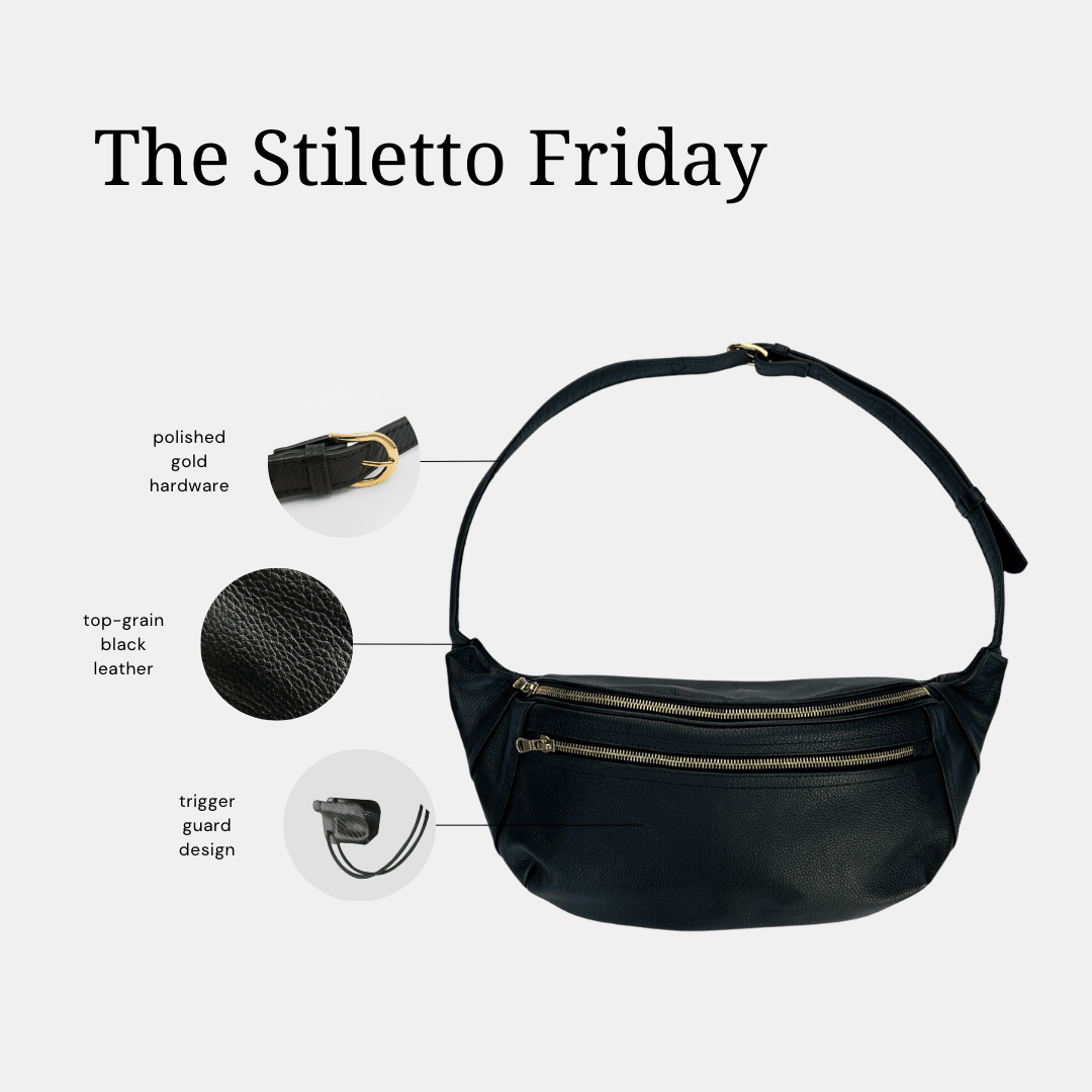 The Friday | Designer Concealed Carry Crossbody by Zendira