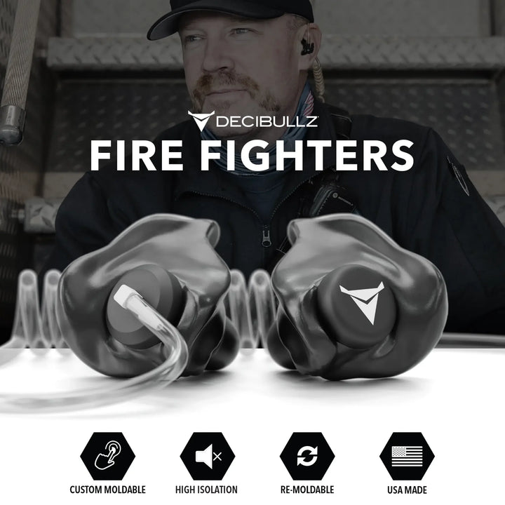 Custom Moldable Isolation Earpiece for Clear Tube, Radio, Surveillance, and Communication Headsets